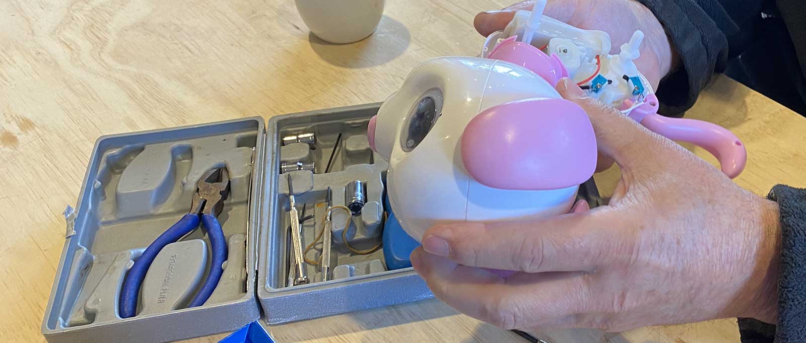 Repair Café 20 april druk bezocht